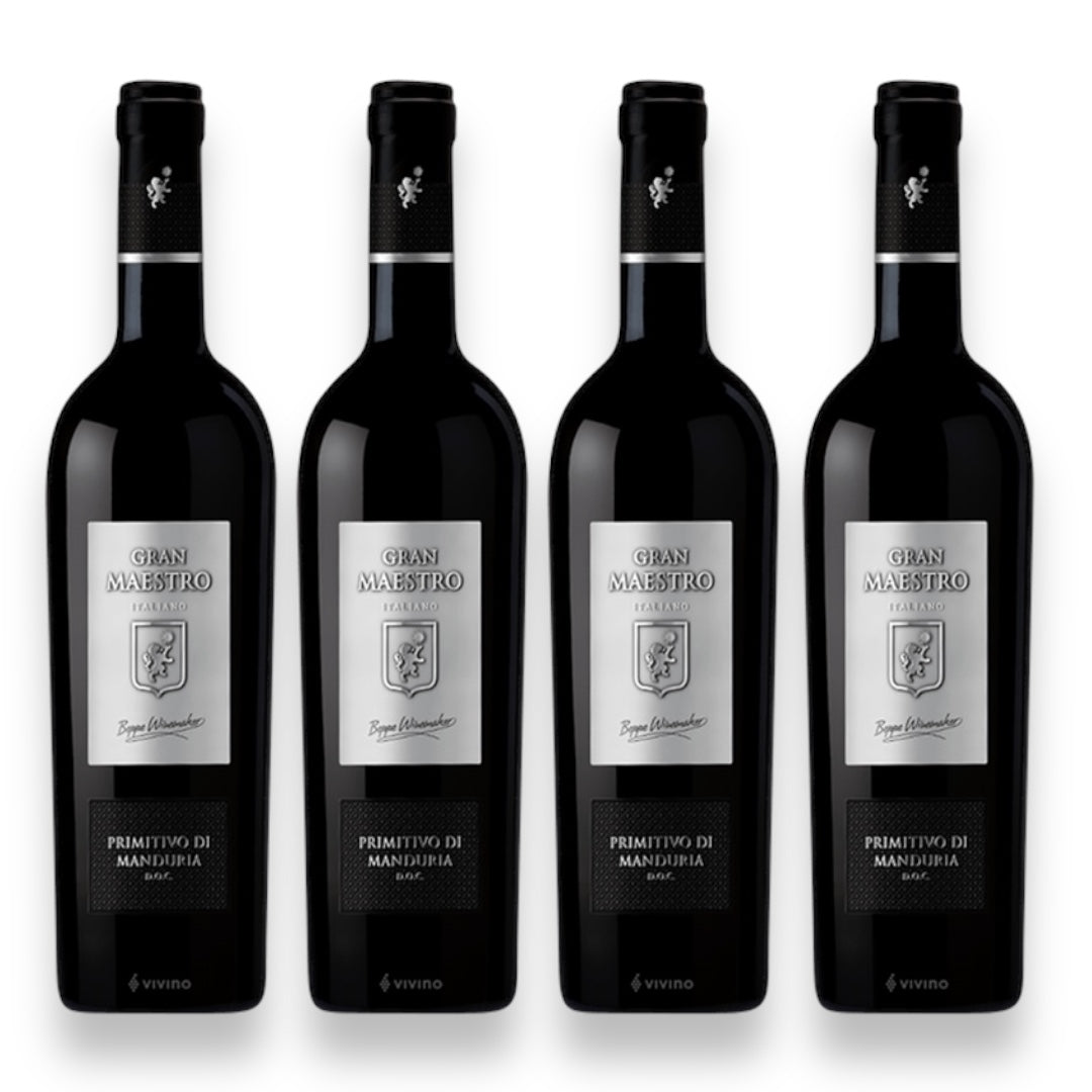 Kit 4 Vinhos Gran Maestro Primitivo di Manduria DOC